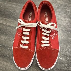 NWOB🍍 True Religion Bellamy Men's Mixed Media Lace-Up Low Top Sneakers Size 12